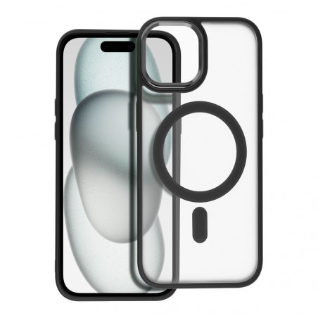 Kryt Matte Mag Cove na Apple iPhone 15 MagSAFE  Čierny