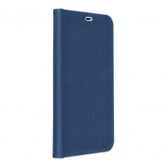 Peňaženkové puzdro LUNA Book Carbon na XIAOMI Redmi Note 12s Uhlíkové vlákno, Elegant Modrý