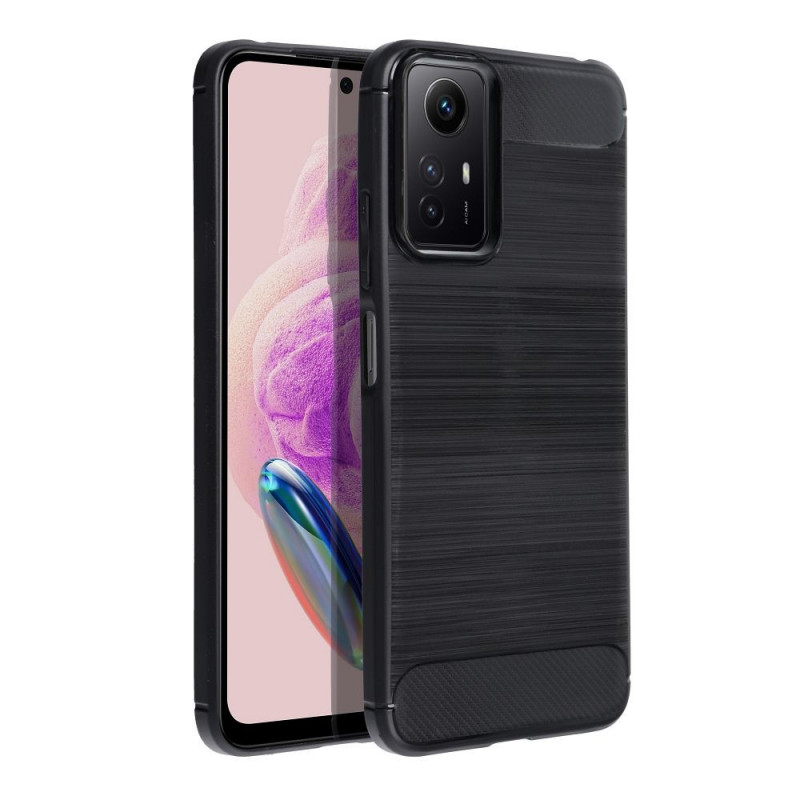 Kryt Carbon na XIAOMI Redmi Note 12s Elegant  Čierny