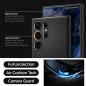 Kryt Spigen  Liquid Air na Samsung Galaxy S23 Ultra 5G Matná čierna