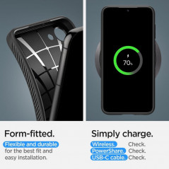 Kryt Spigen  Liquid Air na Samsung Galaxy S23 Plus 5G Matná čierna