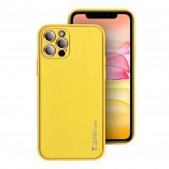 Kryt Leather na XIAOMI Redmi Note 12 5G Žltý