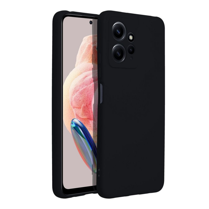 Kryt Silicone na XIAOMI Redmi Note 12 4G Elegant  Čierny