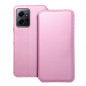 Peňaženkové puzdro Dual Pocket book na XIAOMI Redmi Note 12 5G Svetlo ružový 