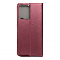 Peňaženkové puzdro Smart Magneto book na XIAOMI Redmi Note 12 4G Bordový
