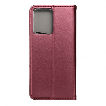 Peňaženkové puzdro Smart Magneto book na XIAOMI Redmi Note 12 4G Bordový