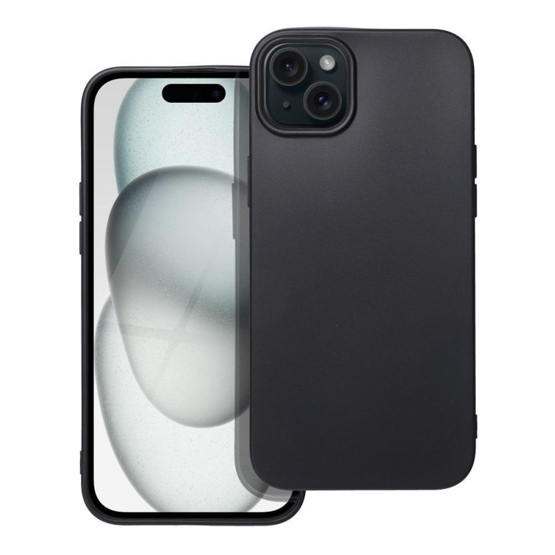 Kryt Soft na Apple iPhone 15 Plus Čierny
