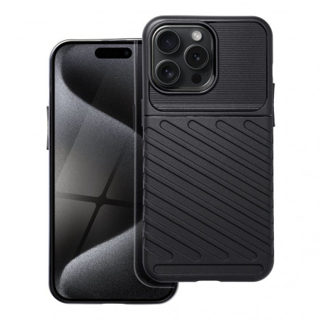 Kryt THUNDER na Apple iPhone 15 Pro Max Čierny
