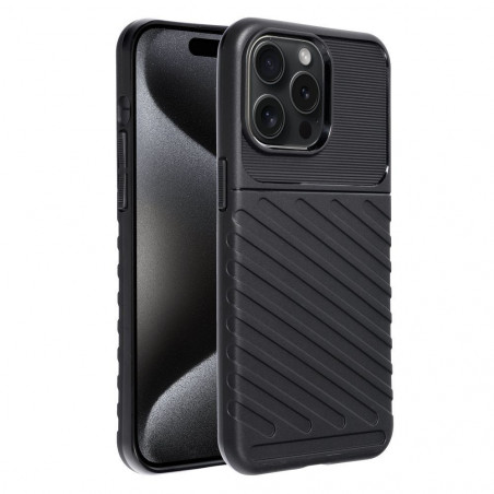 Kryt THUNDER na Apple iPhone 15 Pro Max Čierny