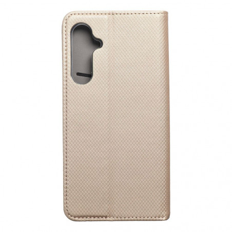 Peňaženkové puzdro Smart Case Book na Samsung Galaxy S23 FE Zlatý