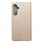 Peňaženkové puzdro Smart Case Book na Samsung Galaxy S23 FE Zlatý