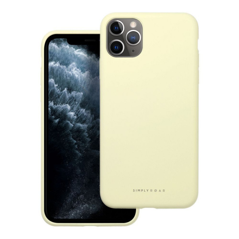 Kryt Roar Cloud-Skin na Apple iPhone 11 Pro Max Svetlo žltý