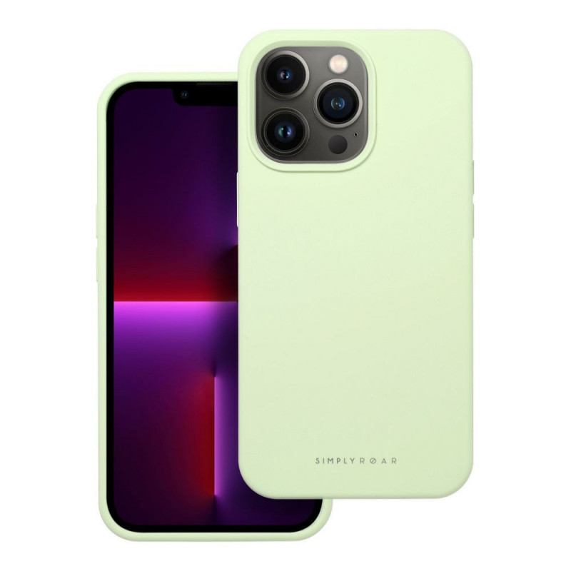 Kryt Roar Cloud-Skin na Apple iPhone 13 Pro Svetlo zelený