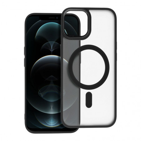 Kryt Matte Mag Cove na Apple iPhone 12 Pro Max MagSAFE  Čierny
