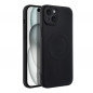 Kryt Silicone Mag Cover na Apple iPhone 15 Plus MagSAFE  Čierny