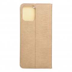 Peňaženkové puzdro LUNA Book Gold na XIAOMI Redmi 12 Elegant Zlatý
