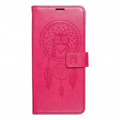 Peňaženkové puzdro MEZZO Book na XIAOMI Redmi Note 12 4G Lapač snov  Purpurový