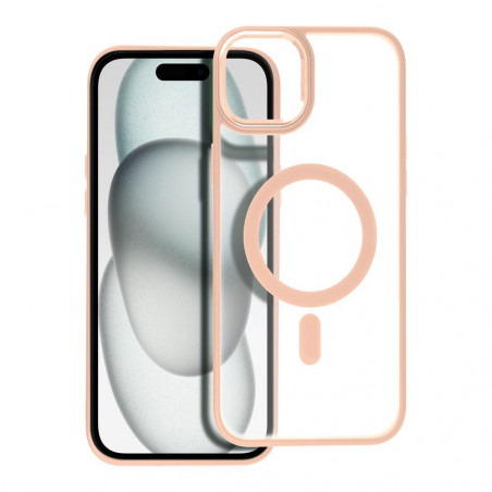 Kryt Matte Mag Cove na Apple iPhone 15 Plus MagSAFE Ružový