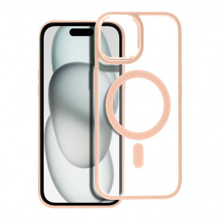 Kryt Matte Mag Cove na Apple iPhone 15 MagSAFE Ružový