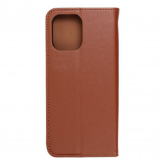 Peňaženkové puzdro Leather case SMART PRO na XIAOMI Redmi 12 Elegant Hnedý