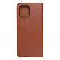 Peňaženkové puzdro Leather case SMART PRO na XIAOMI Redmi 12 Elegant  Hnedý