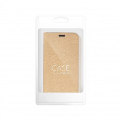 Peňaženkové puzdro LUNA Book Gold na Apple iPhone 15 Pro Max Elegant  Zlatý