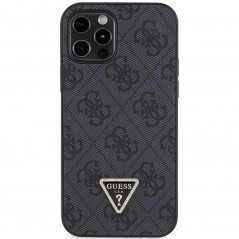Kryt Guess Metal Logo Starss Crossbody na Apple iPhone 12 Pro Elegant  Čierny