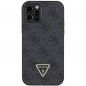 Kryt Guess Metal Logo Starss Crossbody na Apple iPhone 12 Elegant  Čierny