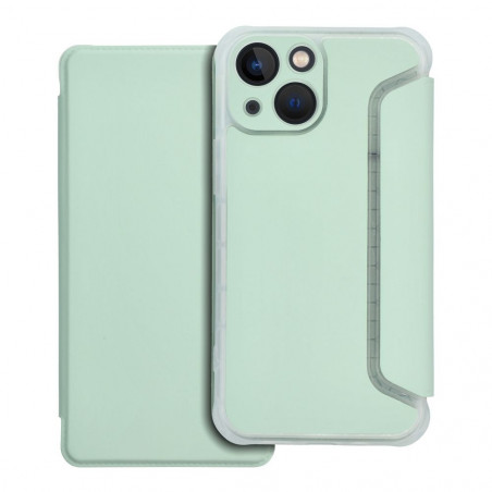 Peňaženkové puzdro Piano Book na Apple iPhone 13 mini Svetlo zelený