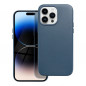Kryt Leather Mag Cover na Apple iPhone 14 Pro Max Elegant  MagSAFE  Indigový modrý