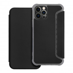 Peňaženkové puzdro Piano Book na Apple iPhone 12 Pro Čierny