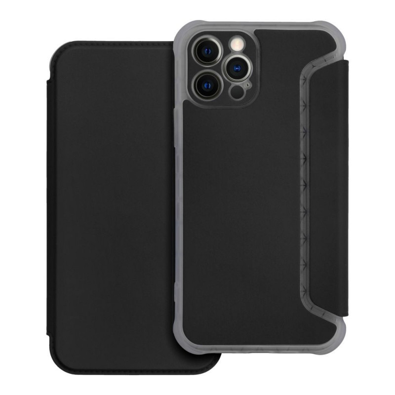 Peňaženkové puzdro Piano Book na Apple iPhone 12 Pro Čierny