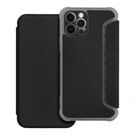 Peňaženkové puzdro Piano Book na Apple iPhone 12 Pro Čierny