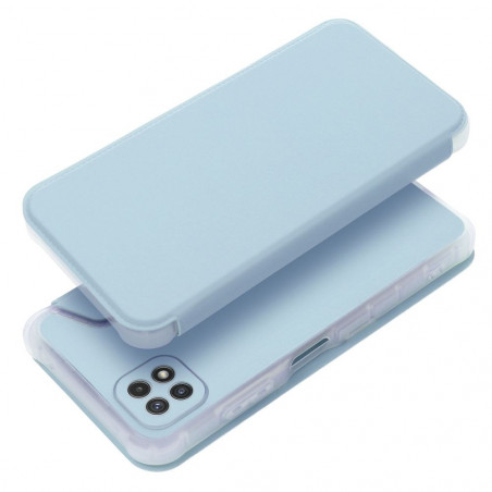 Peňaženkové puzdro Piano Book na Samsung Galaxy A22 5G Svetlo modrý