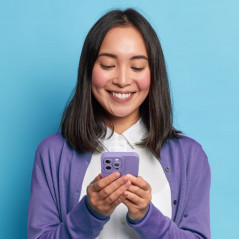 Kryt Roar Luna na Samsung Galaxy S21 FE 5G Jednofarebný, Štýlový, Estetický doplnok  Fialový (Violet)