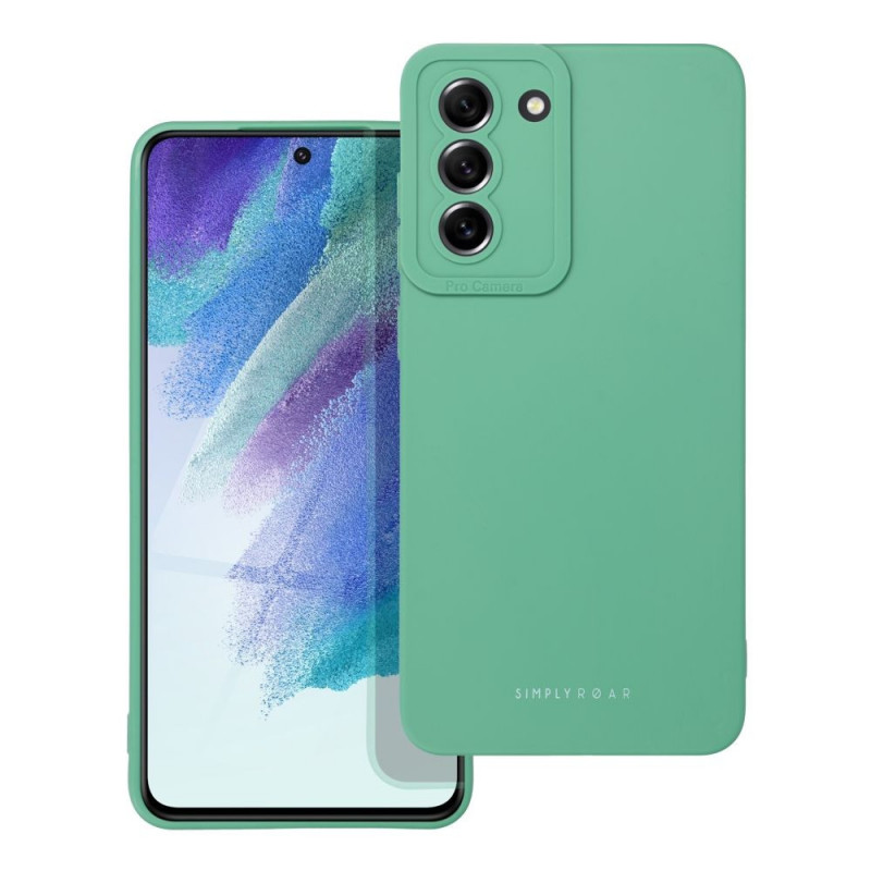 Kryt Roar Luna na Samsung Galaxy S21 FE 5G Jednofarebný, Štýlový, Estetický doplnok  Zelený