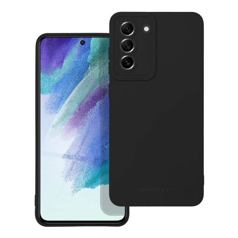 Kryt Roar Luna na Samsung Galaxy S21 FE 5G Jednofarebný, Štýlový, Estetický doplnok  Čierny