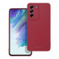 Kryt Roar Luna na Samsung Galaxy S21 FE 5G Jednofarebný, Štýlový, Estetický doplnok  Červený