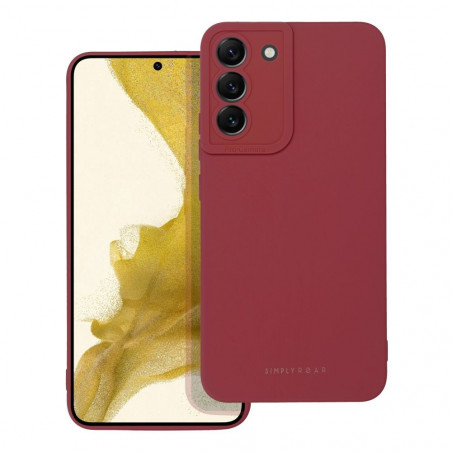 Kryt Roar Luna na Samsung Galaxy S22 Jednofarebný, Štýlový, Estetický doplnok Červený