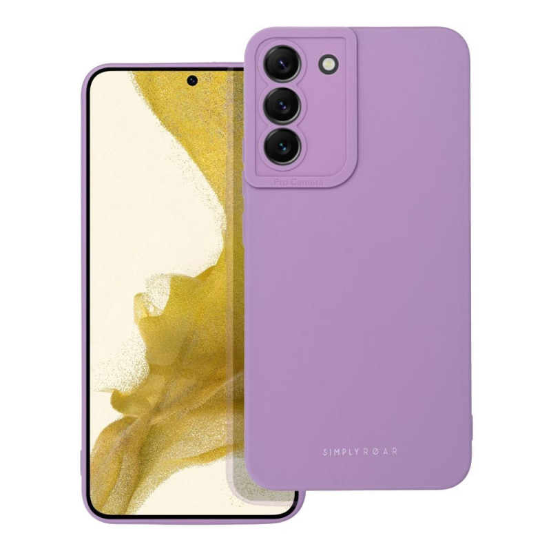Kryt Roar Luna na Samsung Galaxy S22 Plus Jednofarebný, Štýlový, Estetický doplnok  Fialový (Violet)