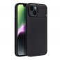 Kryt Carbon premium na Apple iPhone 14 Elegant  Čierny