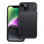 Kryt Carbon premium na Apple iPhone 14 Elegant  Čierny