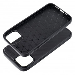 Kryt Carbon premium na Apple iPhone 14 Elegant  Čierny