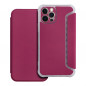 Peňaženkové puzdro Piano Book na Apple iPhone 12 Pro Purpurový