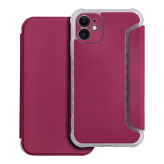 Peňaženkové puzdro Piano Book na Apple iPhone 11 Purpurový