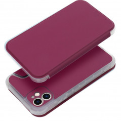 Peňaženkové puzdro Piano Book na Apple iPhone 11 Purpurový