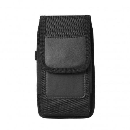 Univerzálne puzdro, Vertikálne puzdro Vertical Belt Holster OXFORD na Apple iPhone 12 Pro Čierny