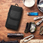 Univerzálne puzdro, Vertikálne puzdro Vertical Belt Holster OXFORD na Apple iPhone 12 Pro Čierny