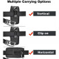 Univerzálne puzdro, Vertikálne puzdro Vertical Belt Holster OXFORD na Apple iPhone 13 Pro Čierny