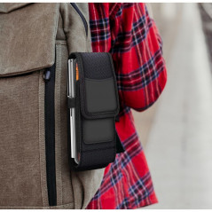Univerzálne puzdro, Vertikálne puzdro Vertical Belt Holster OXFORD na Apple iPhone 13 Pro Čierny